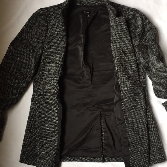 Talbots Inverted Collar One button Blazer - Picture 5 of 7
